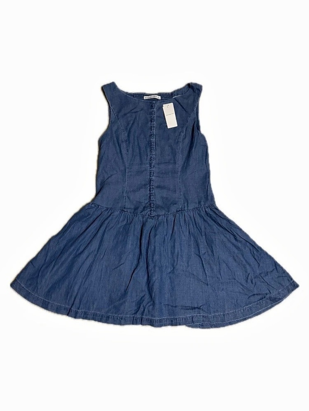 Abercrombie High-Neck Denim Mini Dress